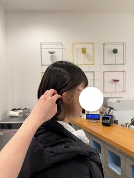 フリックヘアサロン 梅田茶屋町2号店(FLICK HAIR SALON) ボブ/イルミナカラー/白髪ぼかし/透明感ヘア