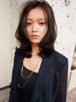 ユニ バイ ミリィ 四日市(uni by mily)&nbsp;髪質改善アッシュカラー×外ハネミディアムレイヤー