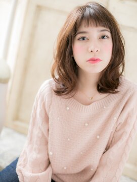 モッズ ヘア 福岡姪浜店(mod's hair) mod's姪浜/ダークブラウンくびれヘア小顔外ハネウルフカットj