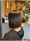 縮毛矯正ボブ×20代30代40代◎梅雨のうねりを即解消