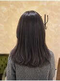 ●縮毛矯正ストレートパーマ/ダークグレージュローレイヤー