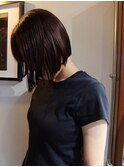 ミニボブ×艶ピンクブラスん