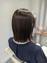 カミケンアジト(kamiken.ajito)&nbsp;大人切りっぱなしストレートボブ【カミケンアジト/福島】