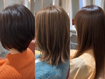 ノンノン(nonnon.)の写真/《1席だけの貸切空間》一人のスタイリストが仕上げまで◎改質改善/縮毛矯正/うる艶カラーが人気♪