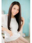 つやロングの・・・美髪ストレート