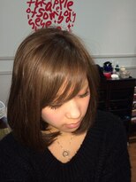 髪や充&nbsp;グレージュボブ