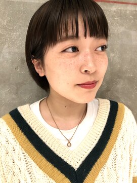 ハマモト 可愛さのあるショートボブ
