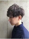 メンズカジュアルマッシュ【knit 銀座　荒柄ノエル】