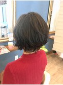 ショートボブ パーマスタイル