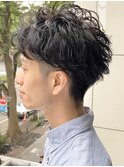 【中鉢】メンズリバースパーマ