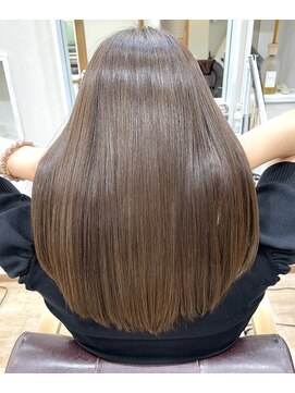 ループ(LOOP) 伸ばしかけのラインカット+プレミアム水素トリートメント