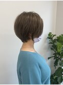 大人美人ショート脱白髪染めハイライトオージュアTr