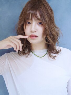 スリー スタンド(THREE STAND) 20代30代40代大人かわいいセミロングレイヤー♪