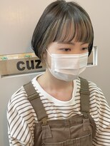 キューズ クラブ(cuz KLUB) 【cuzKLUB】顔周りインナーカラー×ベージュ【池袋】