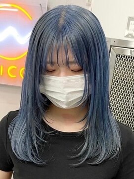 ウィコ 新宿(WICO) ブルー[新宿駅/フェミニン/モード/ダークアッシュ]