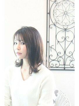 ヘアストーリー リズム(hair story r ism) 濡れ髪外ハネとシースルーバング♪レイヤーロング♪