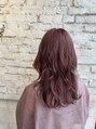ヘアアンドメイク アース 入間店(HAIR&MAKE EARTH) 人気のピンクカラー