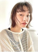 【December】就活カラー×ブリーチなし透明感グレージュカラー◎