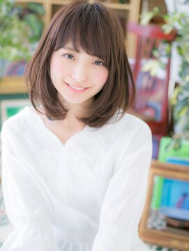 カバーヘア ブリス 上尾西口店(COVER HAIR bliss) 斜めバング黒髪ナチュラルモード小顔ミニボブc5上尾20代30代40代