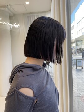 ハイブ 金沢(Hive) 顎ラインボブ パツッとボブ 艶髪