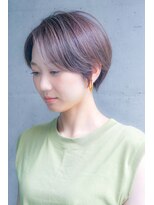 ヘアーズ ラスタ(Hair's RASTA) 白髪ハイライトカラー＆くびれショートスタイル☆彡