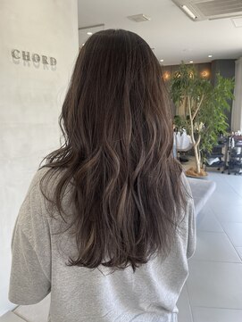 コード(Chord) 【nakajima】グレージュカラー×ロングヘア