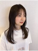 地毛風縮毛矯正/酸性ストレート/ロングレイヤー/レイヤーカット
