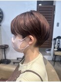 夏オススメ前下がりマッシュショート