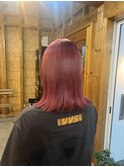 カシスピンク/ダブルカラー/ケアブリーチ/髪質改善/駅南