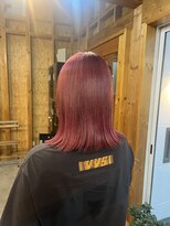 アフターニュース 新潟(afternews)&nbsp;カシスピンク/ダブルカラー/ケアブリーチ/髪質改善/駅南