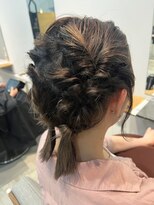 リンダ(LINDA)&nbsp;ミディアムへアセット/アップヘア/結婚式ヘア[札幌美容室LINDA]