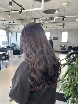タイドヘアー 高槻2号店(TIDE HAIR) グレイパープル