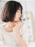 浅草/髪質改善/ウザバング×アースカラーの外ハネくびれヘアi