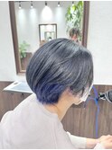 ショートヘア/ショートカット/インナーカラー/ショートボブ/堺東