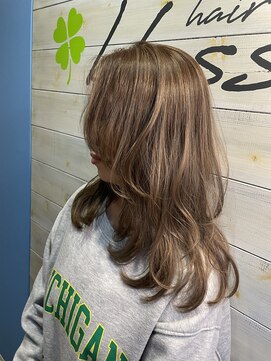 ブレス ヘアアンドスパ 湘南台(bless hair spa) レイヤー×グレージュハイライト
