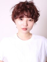 トライポッド(TRIPOD)&nbsp;大人かわいい似合わせカットメルティ―カラーショートパーマ0102