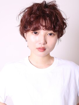 トライポッド(TRIPOD) 大人かわいい似合わせカットメルティ―カラーショートパーマ0102