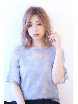 オーロ 千里山店(ORO) 20代30代40代50代ボブルフネビージュ小顔ワンレンショート