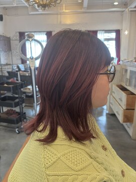 ロゴライフアットガーデン(logo life at garden) レイヤースタイル × ブリーチなし暖色カラー