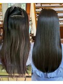 髪質改善ストレート