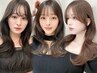【お出かけヘアセット】韓国風顔周りカット+コテ巻きヘアセット/大宮/大宮駅