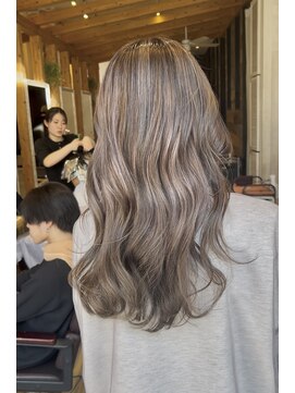 ラグーン(LAGOON) ホワイトミルクティーベージュ/バレイヤージュ/ケアブリーチ