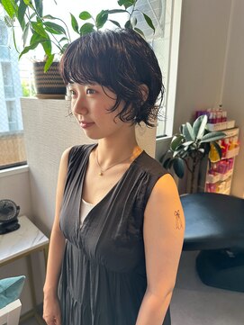 アム(amu) ショートパーマ/マッシュショート/パーマヘア/くせ毛風パーマ