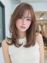 スペシャルオオサカ 難波店(Special OSAKA)&nbsp;【Special OSAKA】ミディアムレイヤー/ライトブラウン/顔まわり