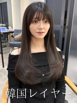エース 梅田(ace) レイヤーカット/韓国レイヤー/顔周りカット/顔周りレイヤー