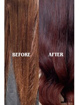 ブランシスヘアー(Bulansis Hair) 大人気！ボルドーヘアー