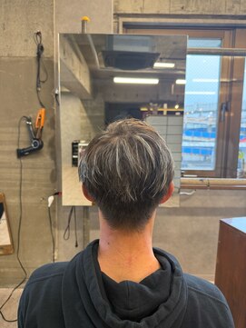 タメ(tame-) サーフカール/フェザーパーマ/ブルーブラック【都賀/メンズ】