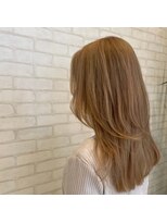 ビスイル 秋葉原店(Vis ill) ミルクティベージュ髪質改善レイヤーバタフライカット小顔ボブ