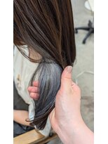 ティーズピーク(ty s peak)&nbsp;グレー×インナーカラー