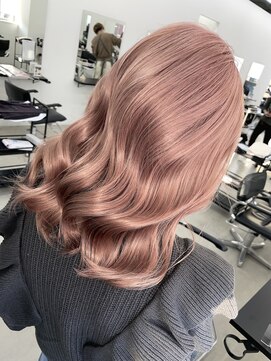 リノート バイ エゴル 太田川(Linoet by ENGOL) ピンクベージュ/ハイトーンカラー/ラベンダーピンク